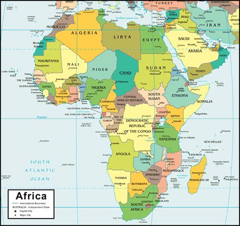 How MAP Works in Africa On Map Of World